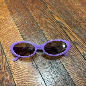 Purple Oval Aire Sunglasses